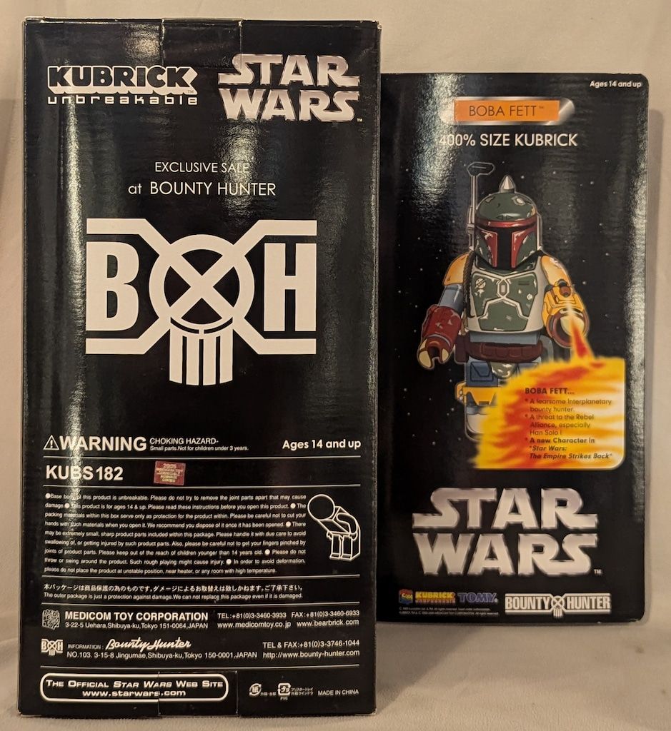 MEDICOMTOY KUBRICK-S BOBA FETT PROTO B×H 限定 400% - メルカリ