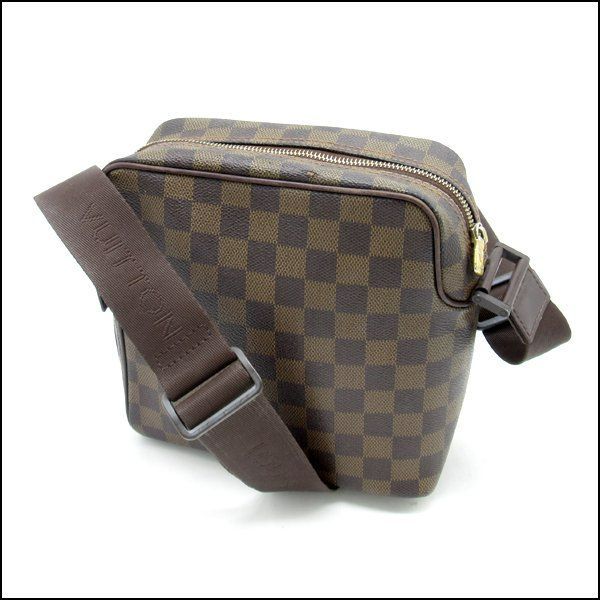 TS ヴィトン|LOUIS VUITTON ショルダーバッグ オラフPM N41442 ダミエエベヌ 斜め掛け