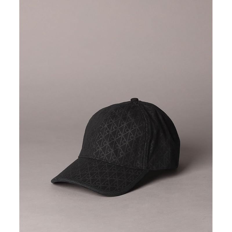 カルバン クライン エンブレムプリント レザーパッチキャップ 4D5029G OS CHARCOALAOPYFR 1