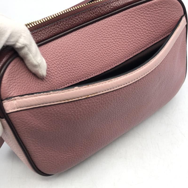 COACH ショルダーバッグ ペプルドレザー 3041 ピンク コーチ[17]