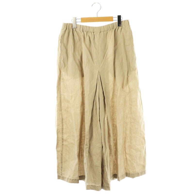 【新品未使用】JOURNAL STANDARD リネンタックキュロット ベージュ ジャーナルスタンダード JOURNAL STANDARD 23SS リネンタック