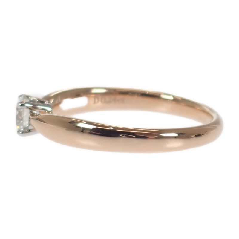 ティファニー リング指輪8号ハーモニーダイヤ リング k18PGピンク