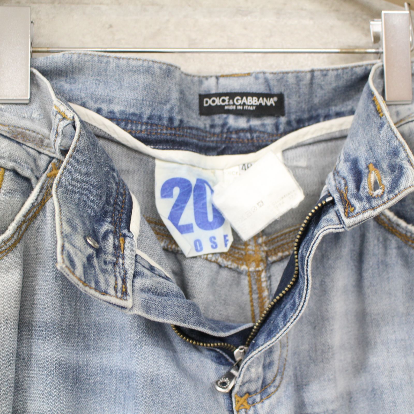 S087)【美品】DOLCE&GABBANA/ドルチェ&ガッバーナ ドルガバ 20LOOSE 