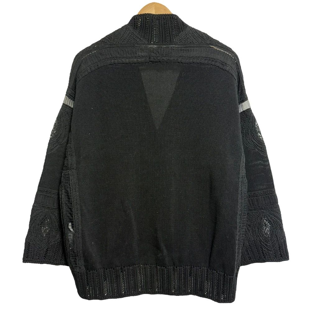ERMANNO SCERVINO 売れ筋商品|||エルマンノ シェルヴィーノ カーディガン アウター レディース Cardigans Black 美品 22SS ERMANNO SCERVINO エルマノシェルビーノ オーバー