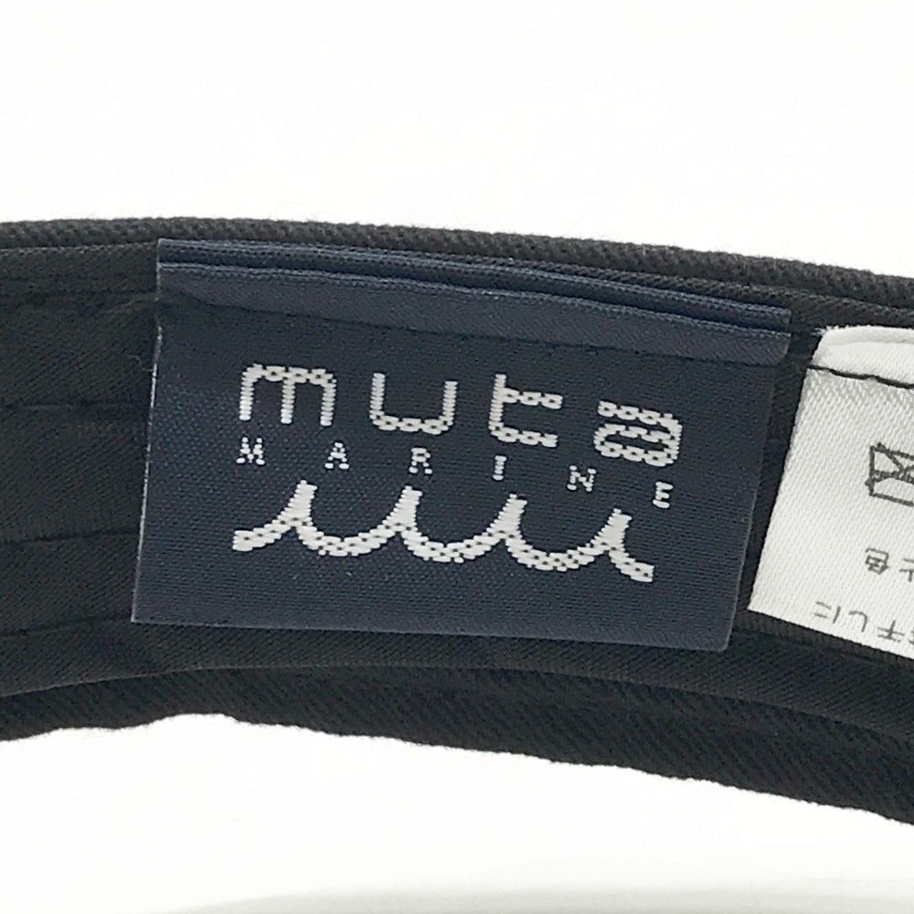 エレガントな MUTA MARINE ムータマリン サンバイザー 星柄 ブラック系 F 240101440308 ゴルフウェア ストスト