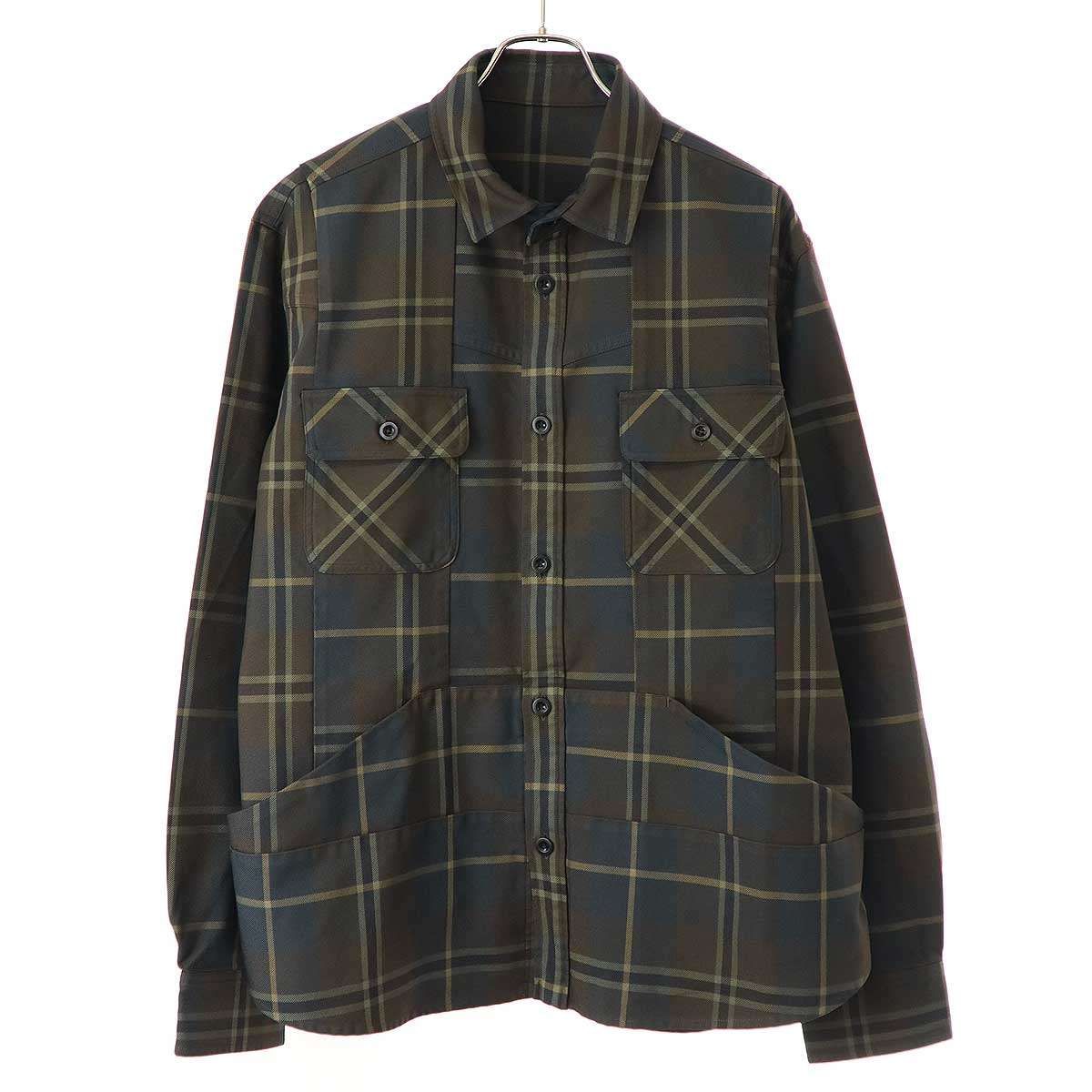sacai plaid shirt 25aw