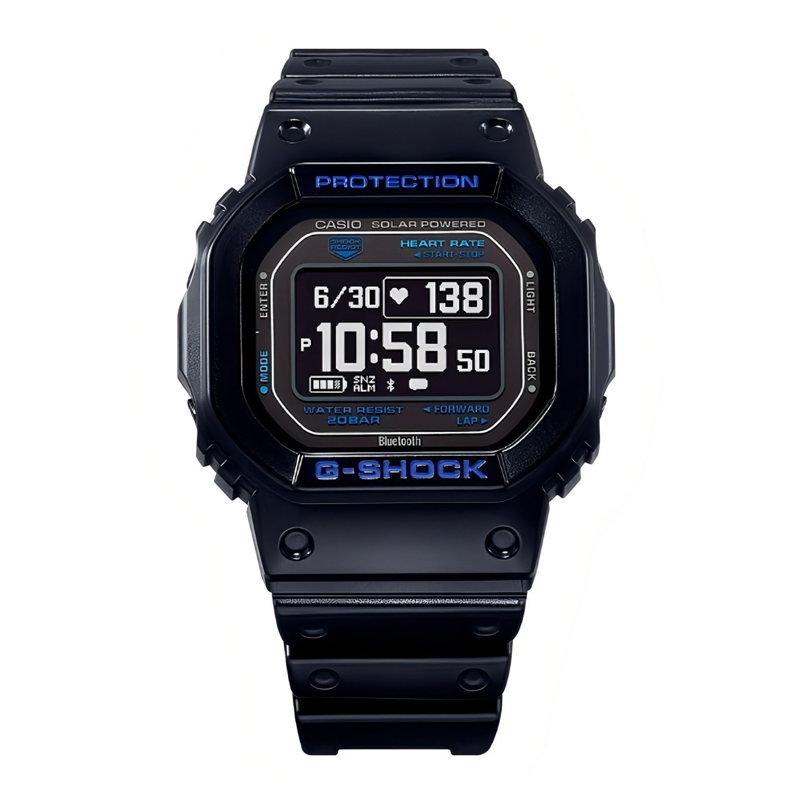 CASIO G-SHOCK ソーラー デジタル腕時計 ブラック G-SHOCK 電波ソーラー Gショック ジーショック デジタル 腕時計