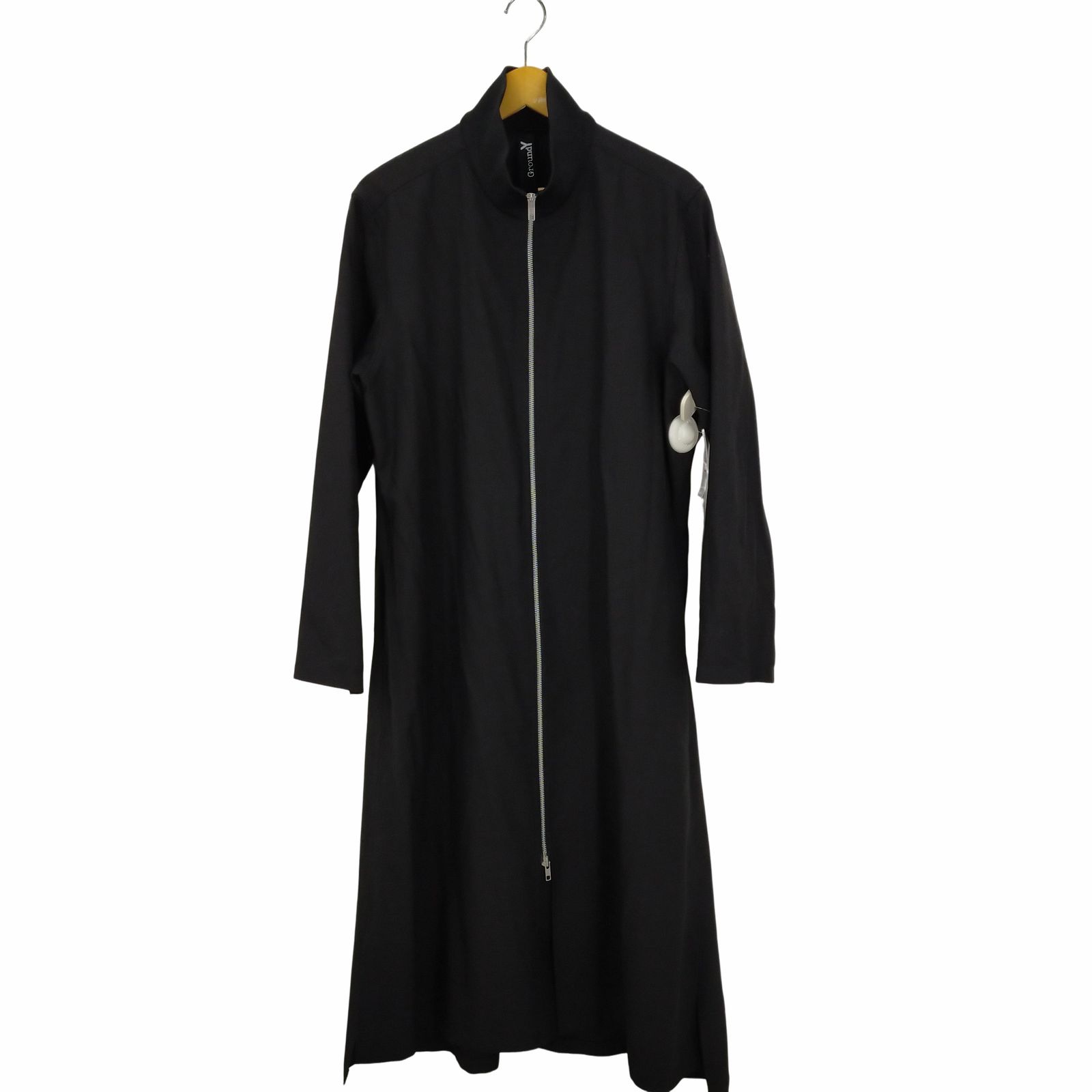 グラウンド ワイ Ground Y WOOL/POLYESTER GABARDINE ZIP-UP STANDING 