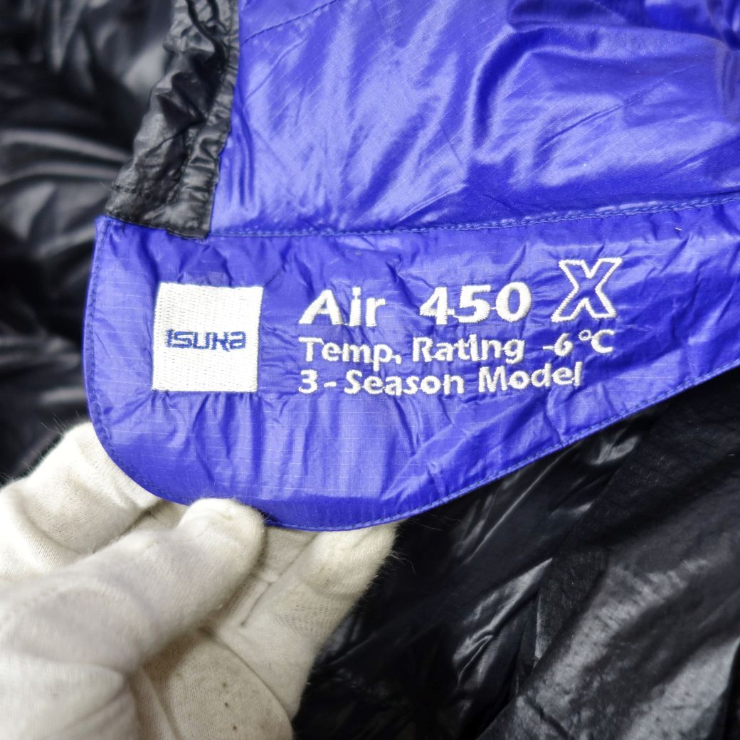 美品 イスカ ISUKA Air 450X エア ダウン シュラフ 寝袋 寝具 - メルカリ