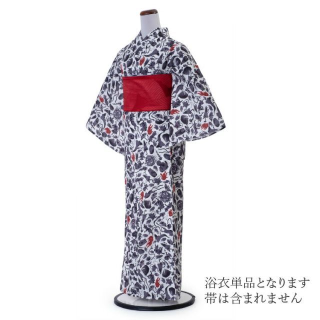 浴衣 レディース セオアルファ 女性用 撫松庵 東レ セオα 妖怪