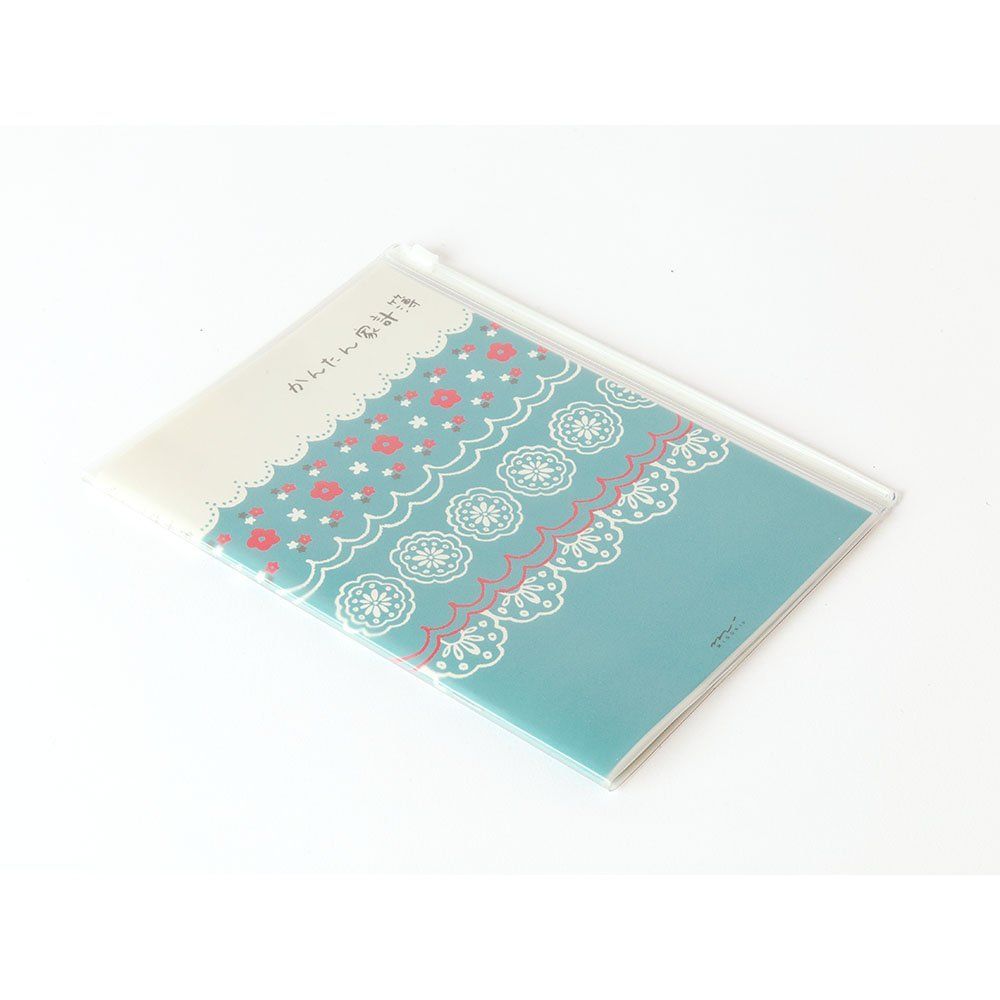  レース柄 かんたん A 間 家計簿 ミドリ 家計簿 手帳 日記 家計簿