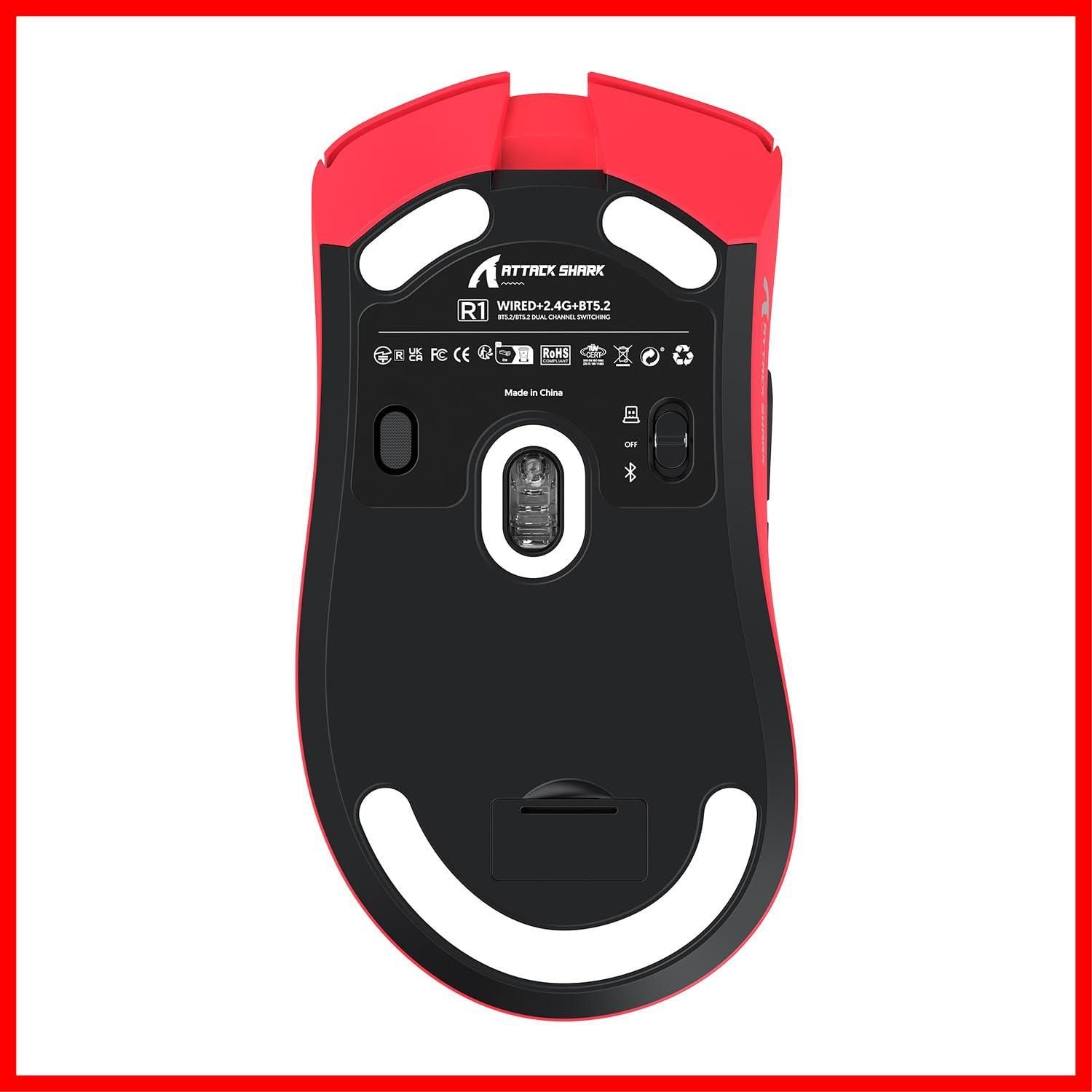 エルゴノミックデザイン 赤色マウス 本体 MA-LS24R【エルゴレーザーマウス（レッド）】手に馴染む