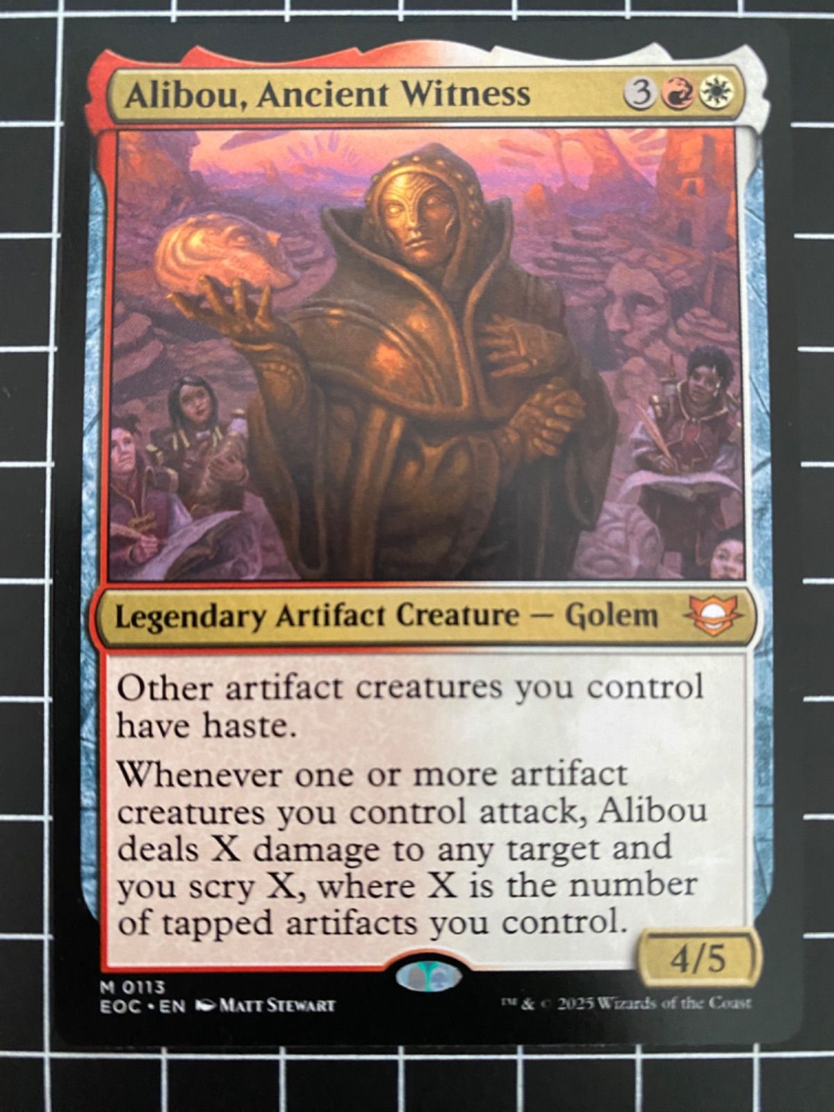 Mtg シングル: Alibou, Ancient Witness (古代の証人、アリボー
