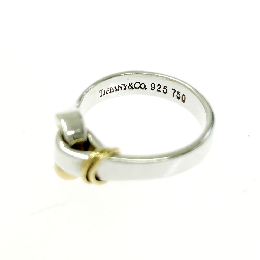 中古】TIFFANY&Co. ティファニー シルバー ゴールド フック&アイ