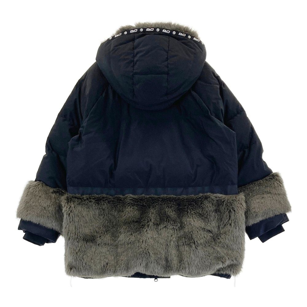 サイズ 3 CPG GOLF シーピージーゴルフ ファー付 ダウンジャケット ブラック系 240101503474 ゴルフウェア レディース ストスト