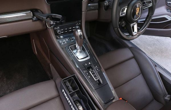 ポルシェ 718 911 ドライカーボン製 シフトハンドルカバー 1枚