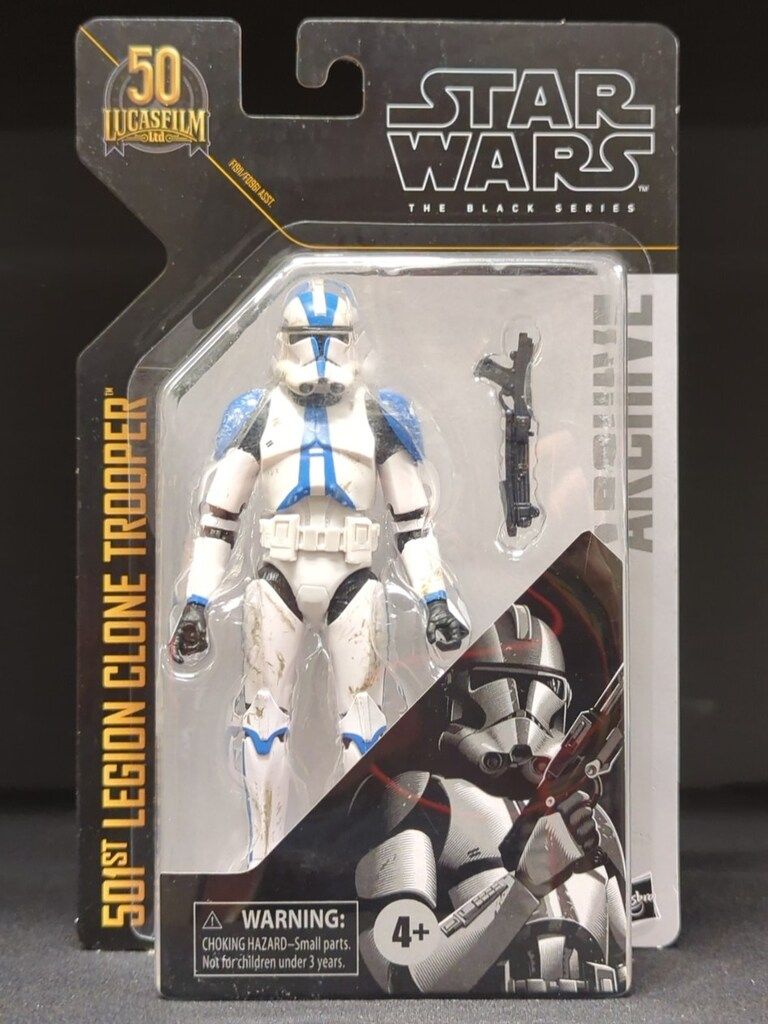 HASBRO ARCHIVE / THE BLACK 501ST LEGION CLONE TROOPER 6インチ