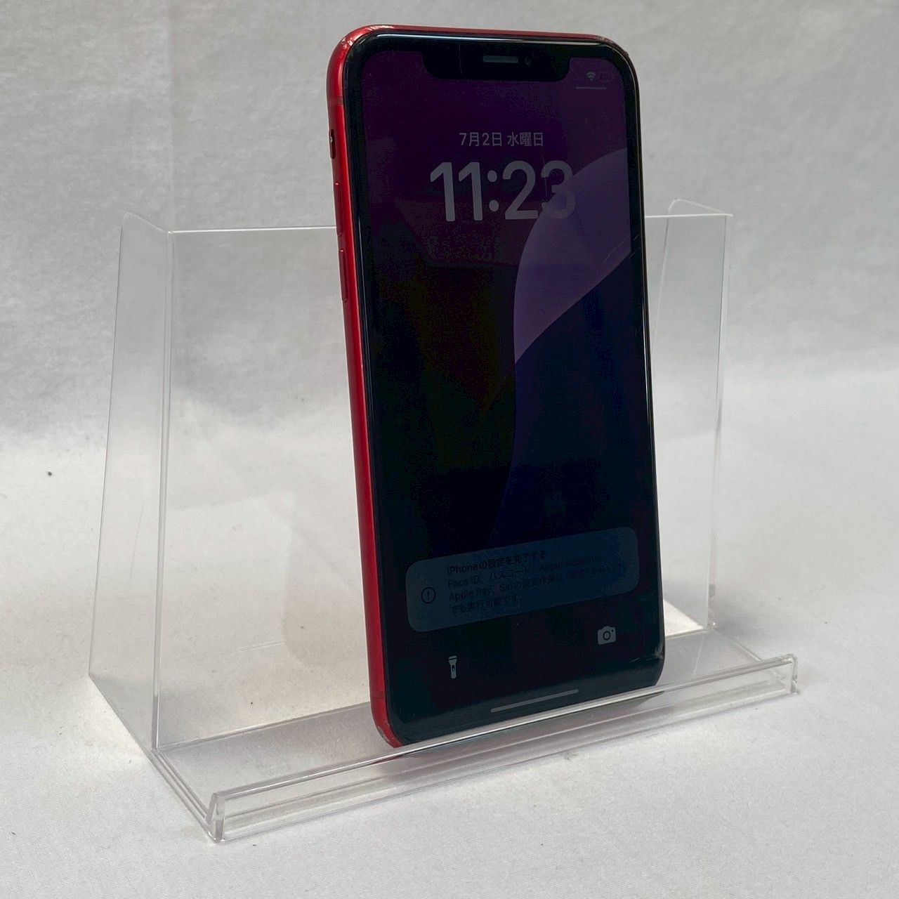 ジャンク】iPhone/XR/128GB/レッド/判定○/アクティベーション