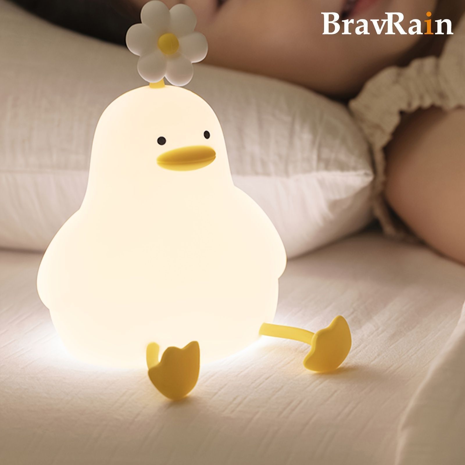 ナイトライト かわいい デスクライト 怠けアヒル型ライト LED ランプ 