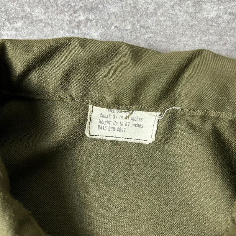 70s 米軍実物 US ARMY ノーメックス ヘリクルー シャツ M-S / 70年代