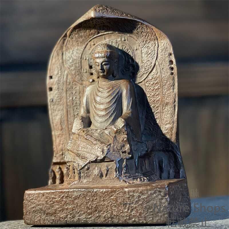 仏教美術 盧舎那仏龍門石 仏像禅意造景 鎮宅辟邪 開運