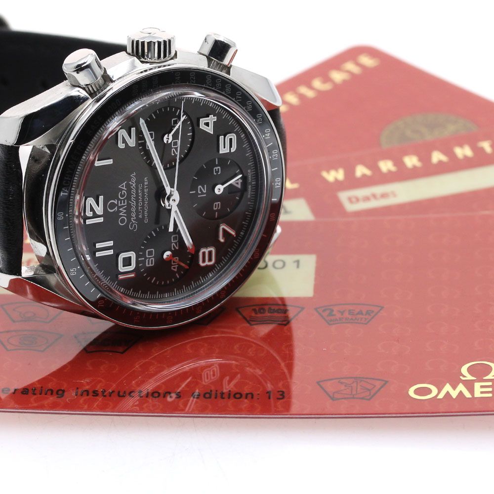 オメガ OMEGA 324.33.38.40.06.001 スピードマスター デイト クロノグラフ 自動巻き レディース 保証書付き_894956