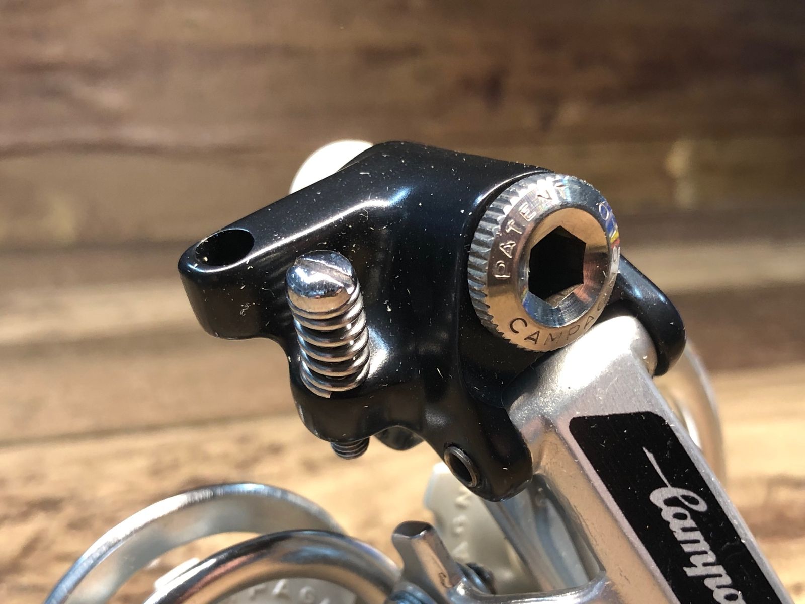 美品鉄製のCampagnolo Recordリアディレイラー HQ944 カンパニョーロ CAMPAGNOLO スーパーレコード SUPER
