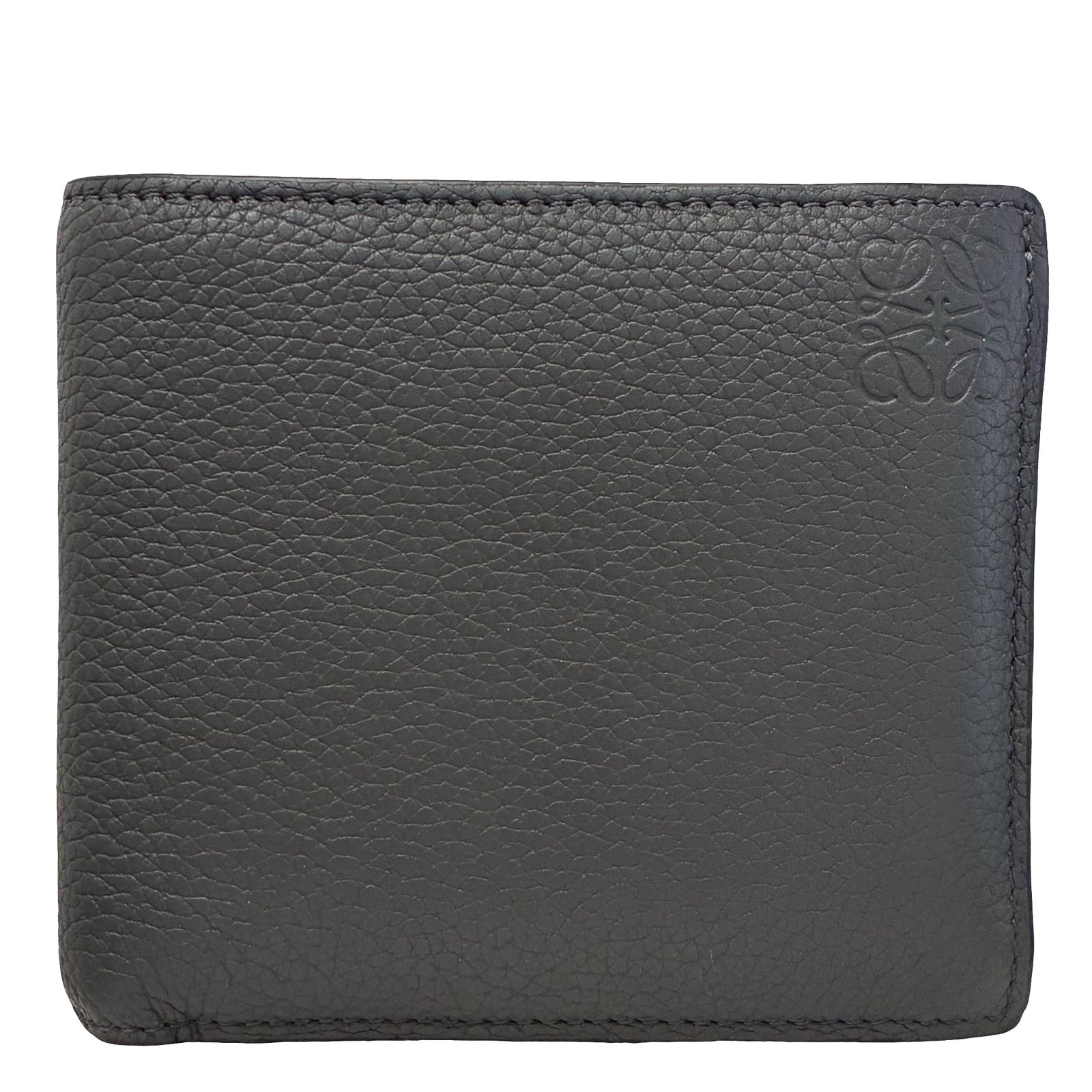 LOEWE ロエベ バイフォールド コインウォレット グレー ソフト