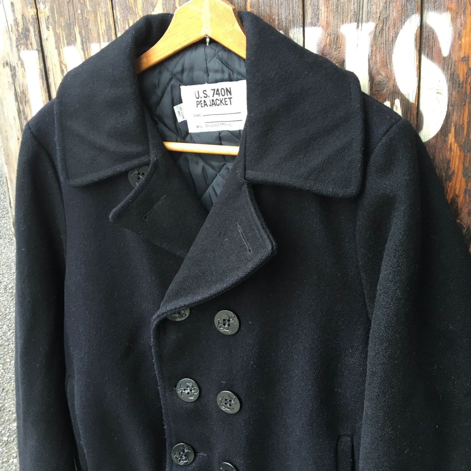 90s USA製【Schott】オールド ショット ピーコート Pコート◆Size:US-34【USED】