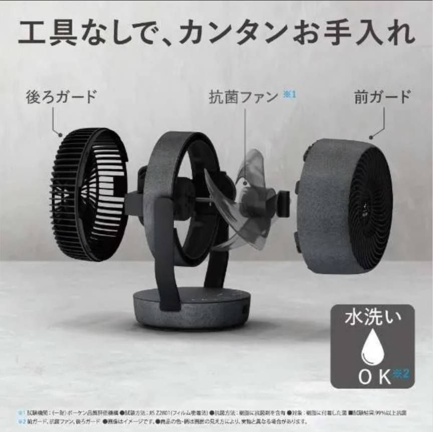 2色あり PK-18S01 シャープ プラズマクラスターサーキュレーター DCモーター搭載 リモコン付き グレー ブラック