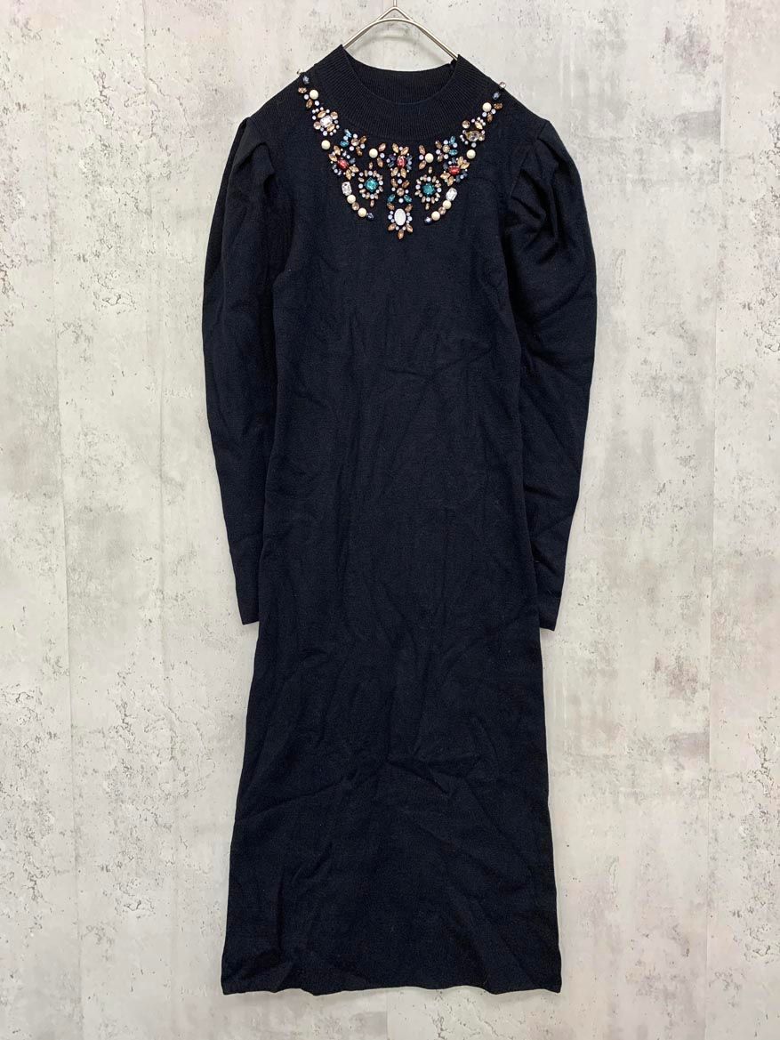 eimy istoire✴︎ロングワンピース✴︎タグ付き新品未使用 ストリングデザインキャミワンピース（マキシ丈/ロング