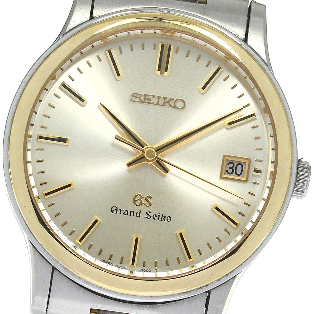 セイコー SEIKO SBGF014/8J56-7000 グランドセイコー デイト クォーツ メンズ箱付き_801164