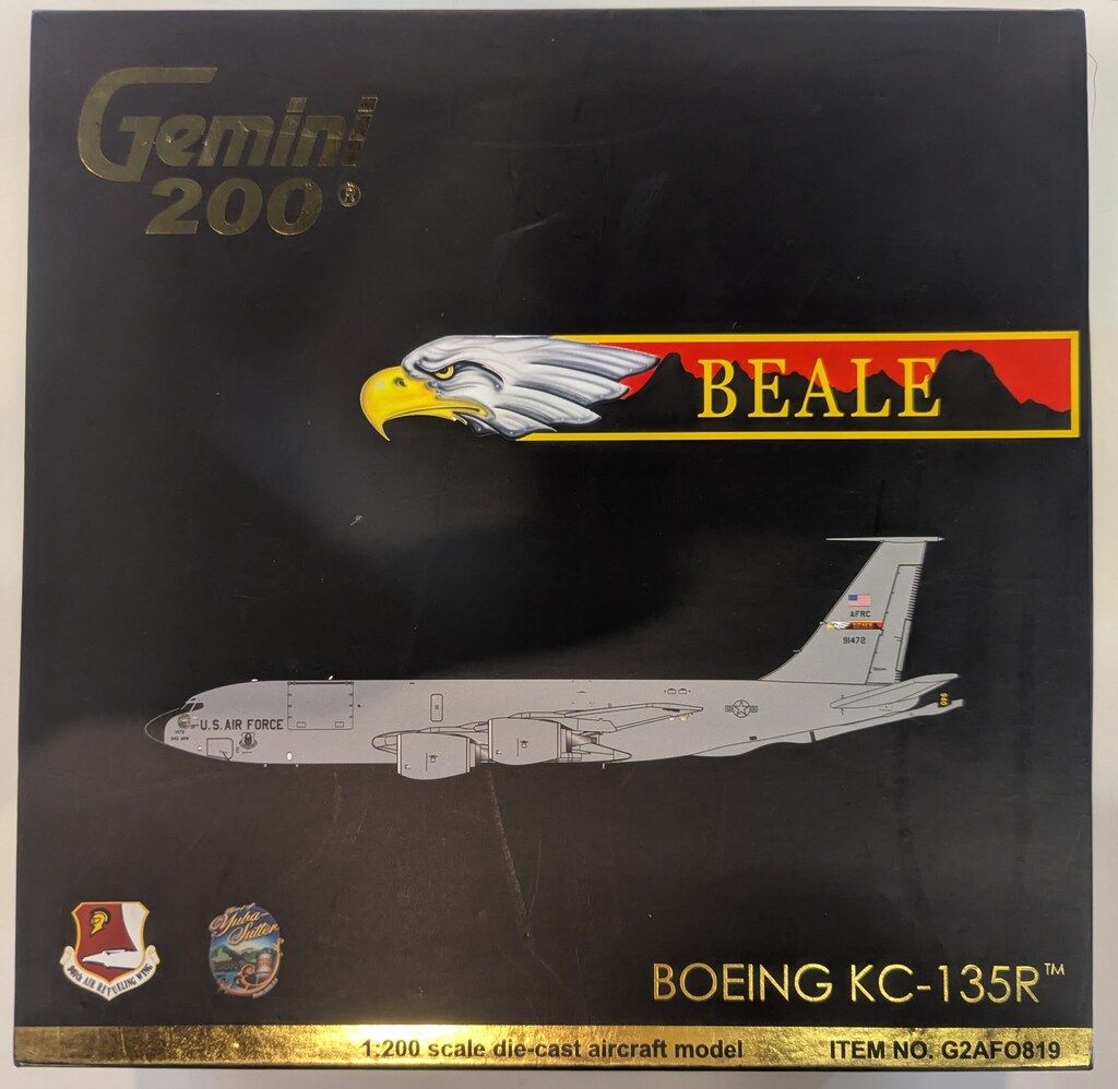 ジェミニジェッツ G2AFO819 1/200 B KC-135R アメリカ空軍 91472【C】th091405 USAF Boeing KC-135R Bale AFB 91472 Gemini 200 G2AFO819 scale 1:200