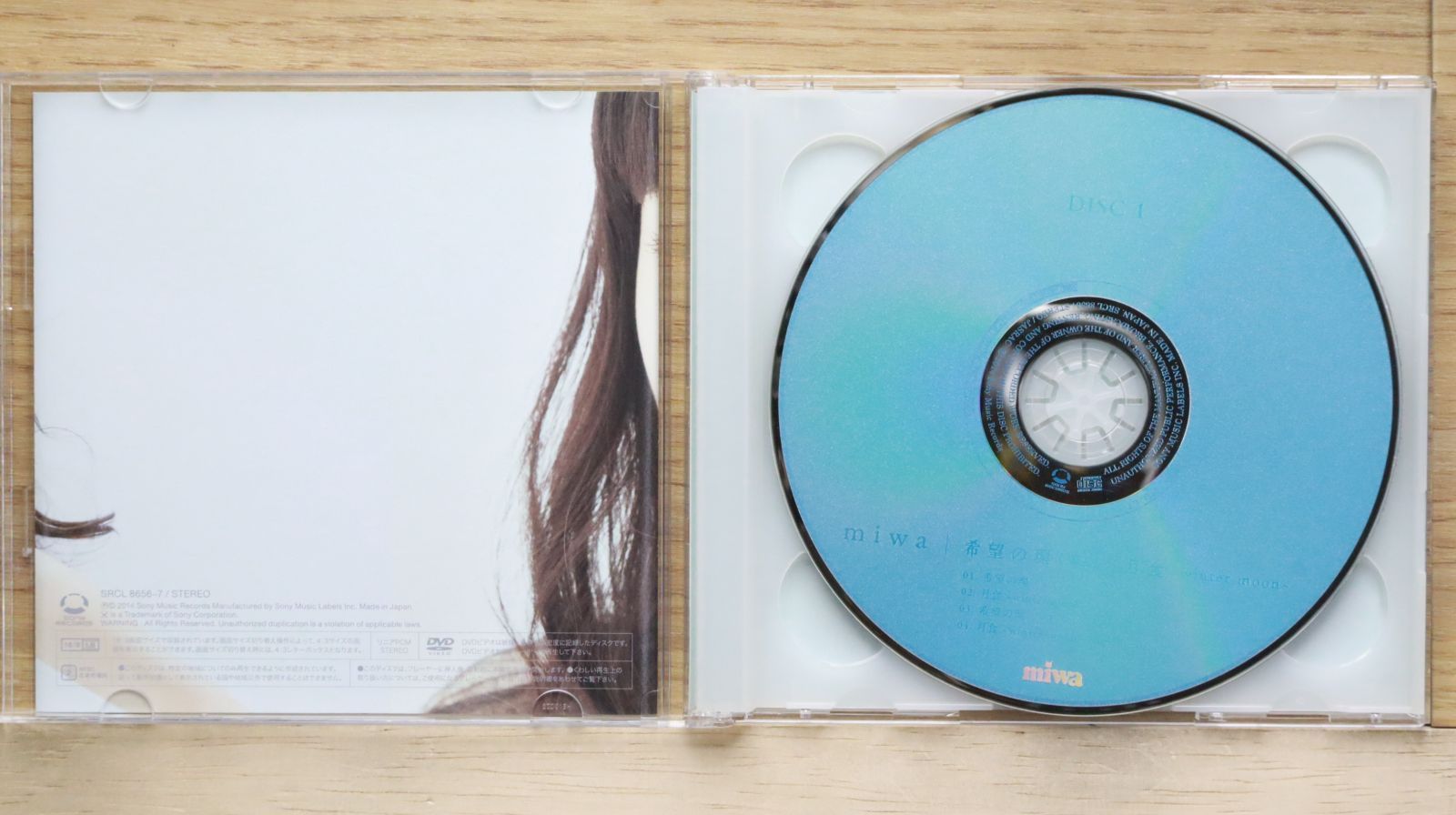 国内盤CD☆ミワ/miwa□ 希望の環(WA)/月食~winter moon~(初回