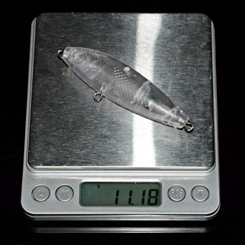 無塗装 ペンシルベイト トップウォーター 約9cm 約11g 2個 ラトル内蔵