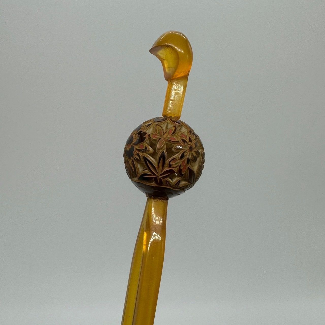 特価】美品 逸品 本鼈甲 べっ甲 べっ甲 簪 平簪 玉簪 かんざし 3 