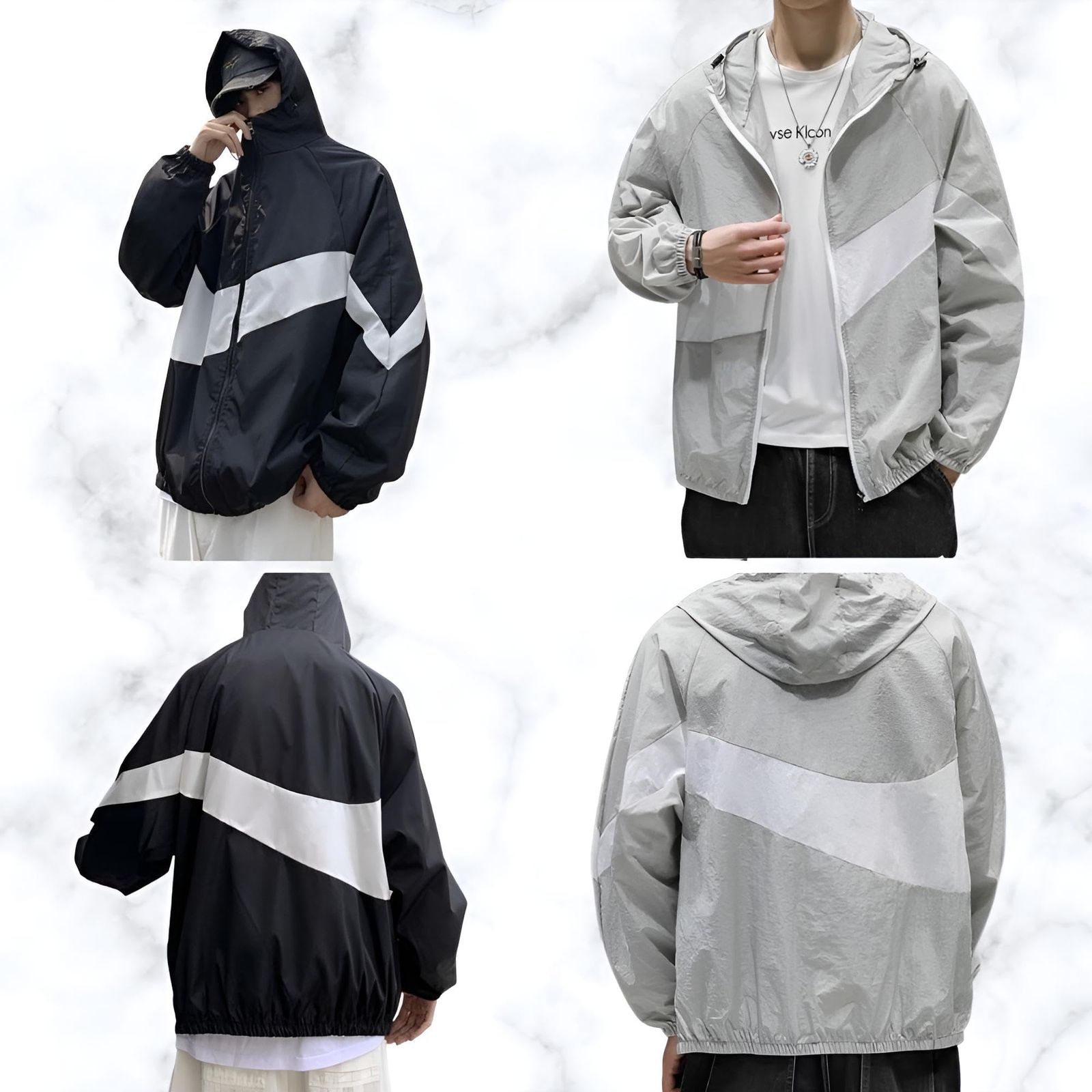 レグエイト] メンズ マウンテンパーカー ジャケット コート フード付き