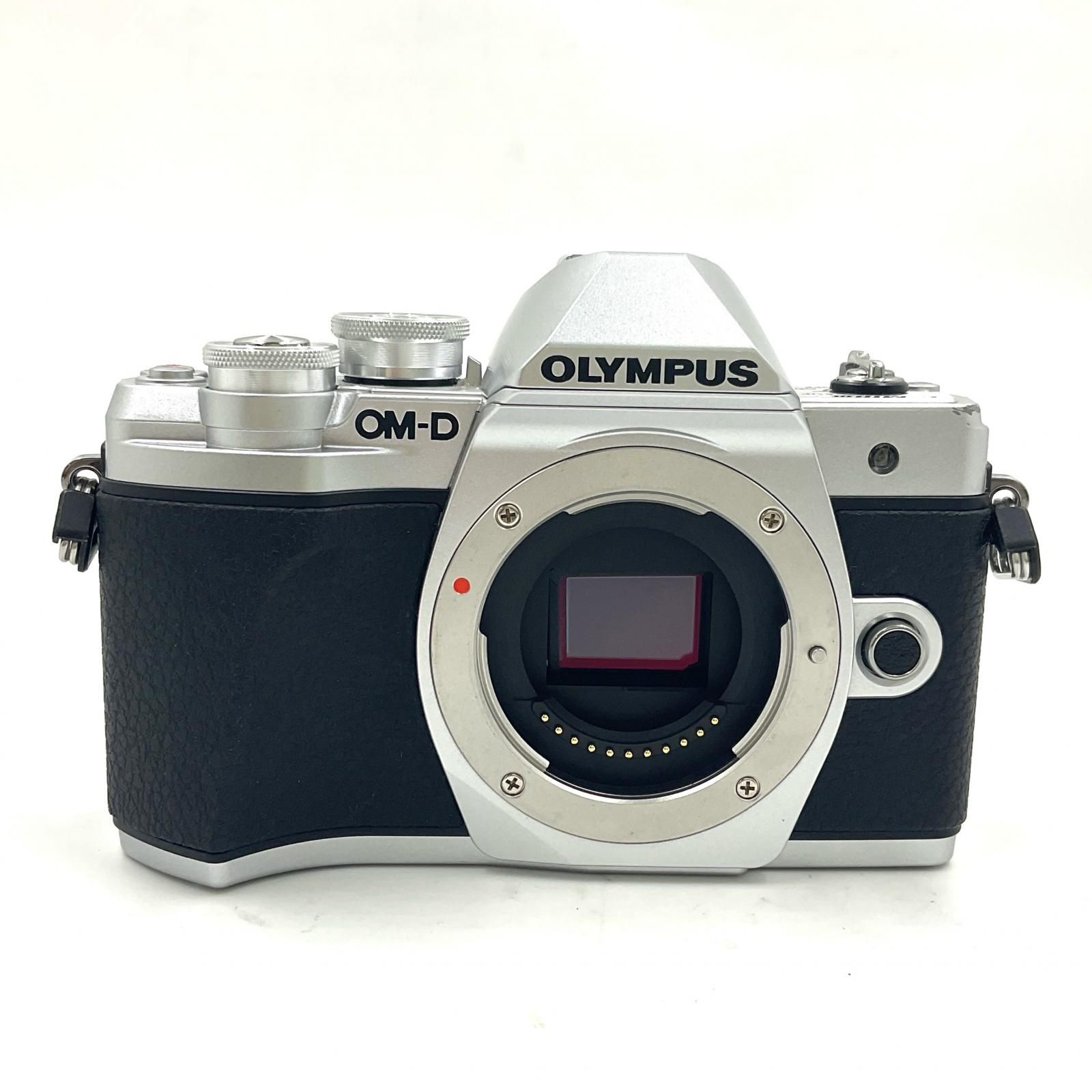 全額返金保証 最速発送 OLYMPUS デジタル一眼 OM-D E-M10 Mark III ボディ シルバー 動作 済 シャッター414回