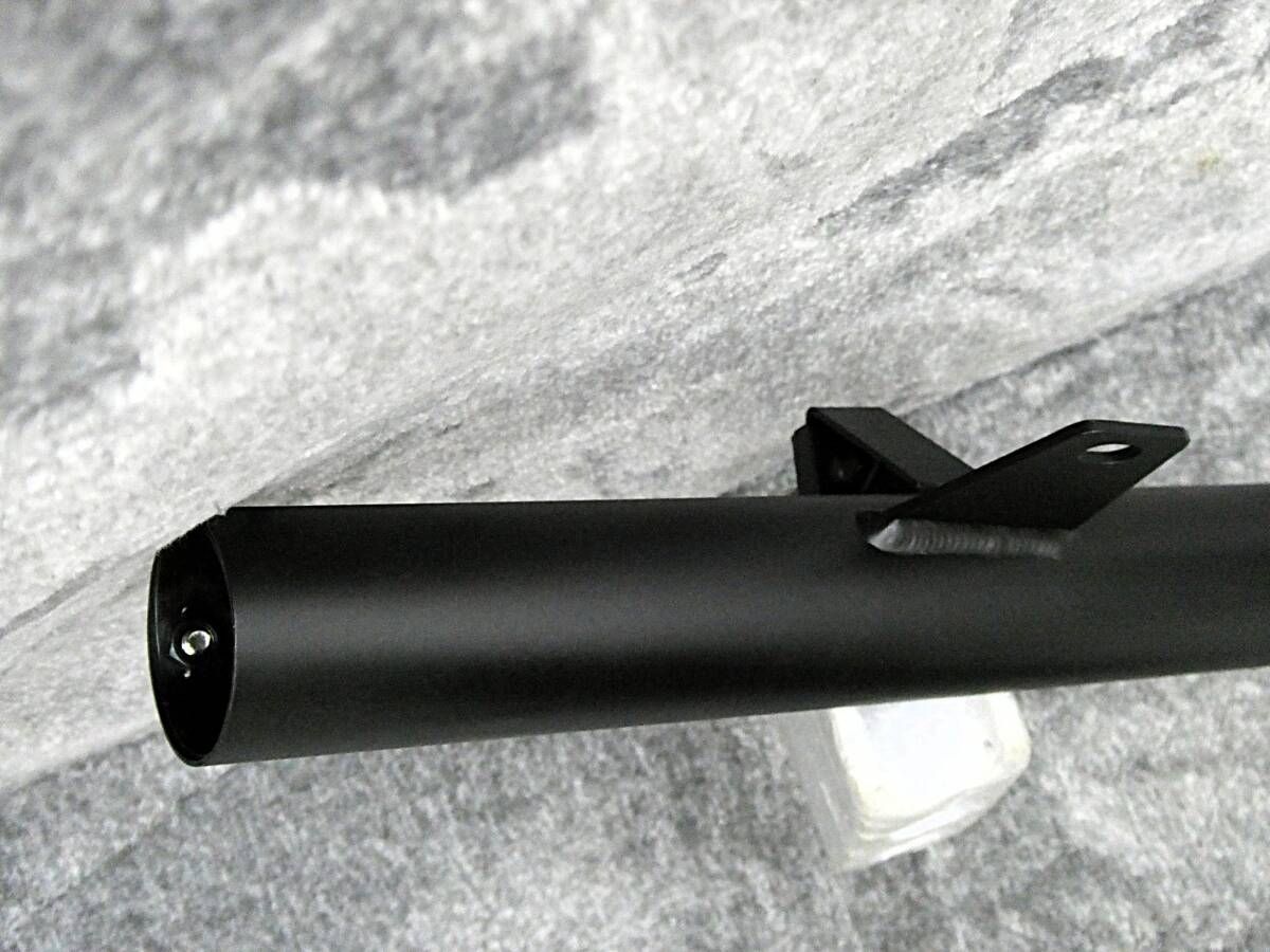 GN125 豪 アルミ ショート管 黒50.8π/ブラック GN125H GN125 GN125-2F