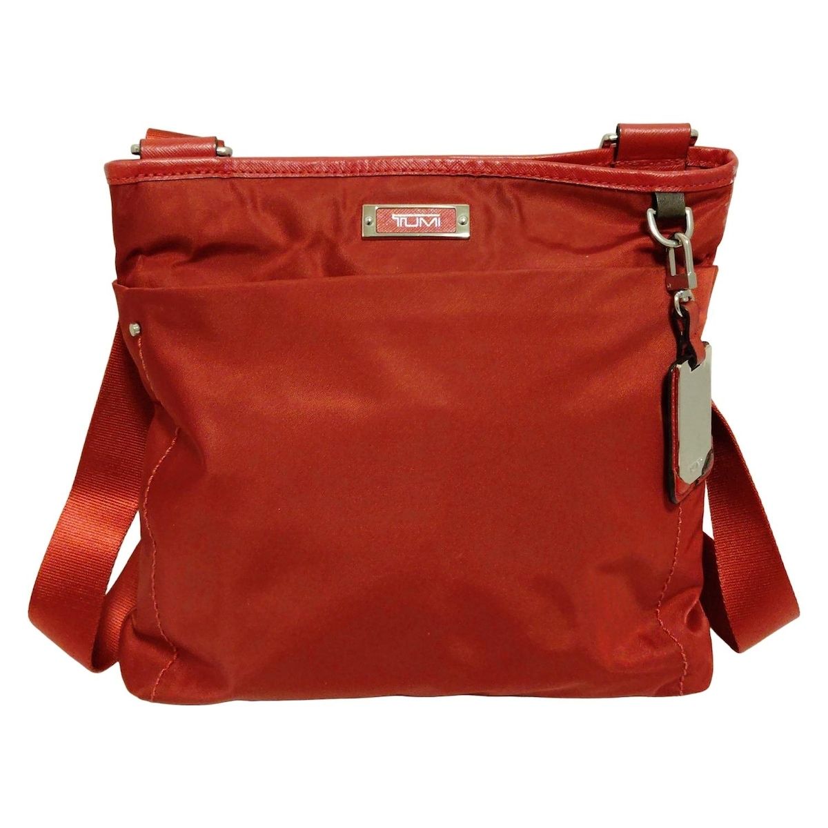 【希少・美品】TUMI 珍しい赤のレザー製 ショルダーバッグ TUMI(トゥミ) ショルダーバッグ - レッド レザー - メルカリ