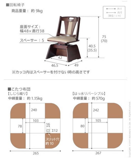 回転椅子2脚