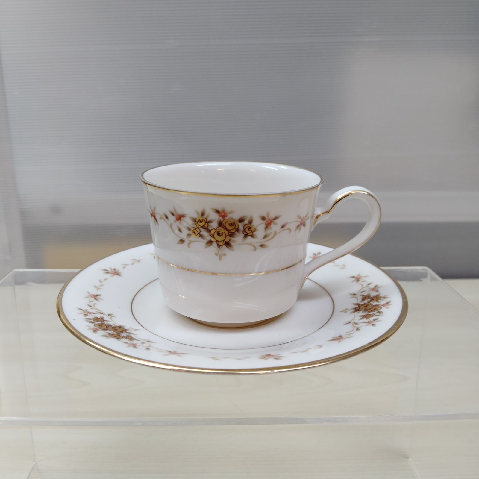 ノリタケ 7570 アイボリー チャイナ カップ＆ソーサー 6客セット 南12