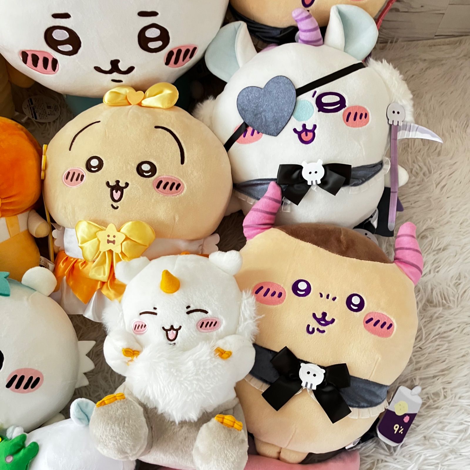 サンリオ ぬいぐるみ まとめ売り レア品あり ちいかわ ぬいぐるみ 大量まとめ売り サンリオコラボまで タグ