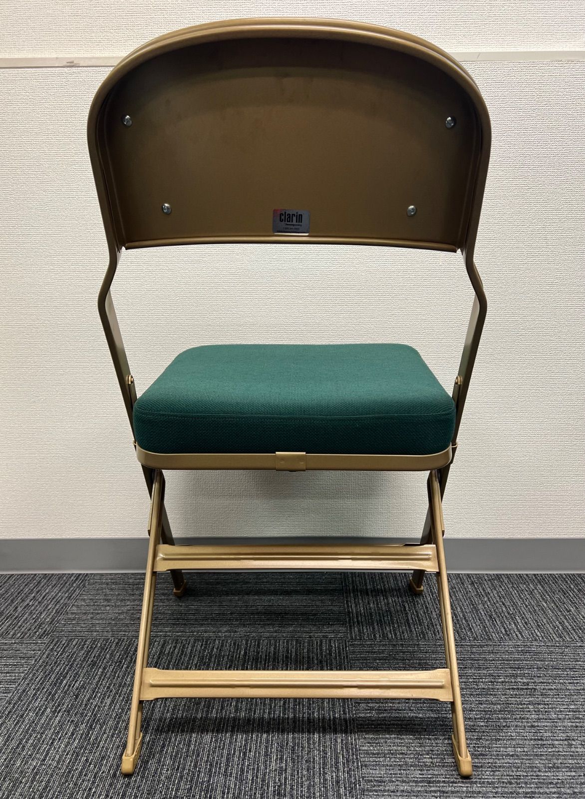 Clarin クラリン フォールディングチェア（グリーン） 楽天市場】CLARIN（クラリン）FULL CUSHION FOLDING CHAIR（フル