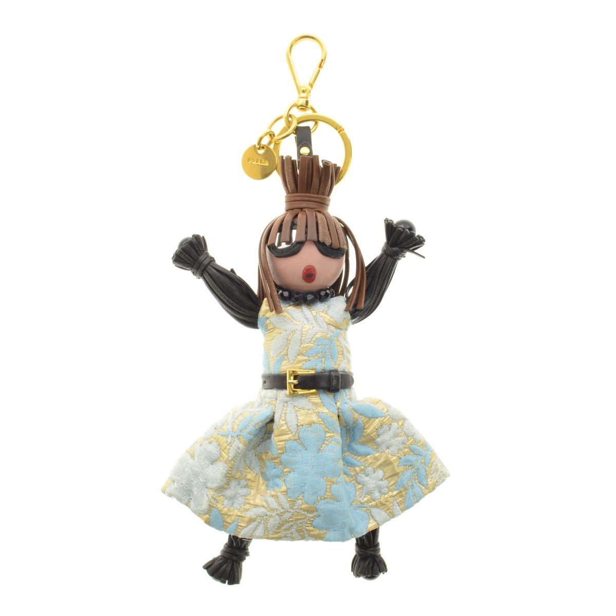 PRADA】JASMINE ジャスミン ドレス チャーム キーリングキーホルダー