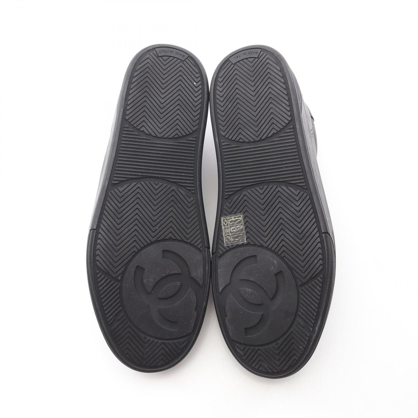 値下げ交渉承ります。CHANEL ブラックレザー マネークリップ シャネル CHANEL スニーカー G36487 レザー スニーカー メンズ