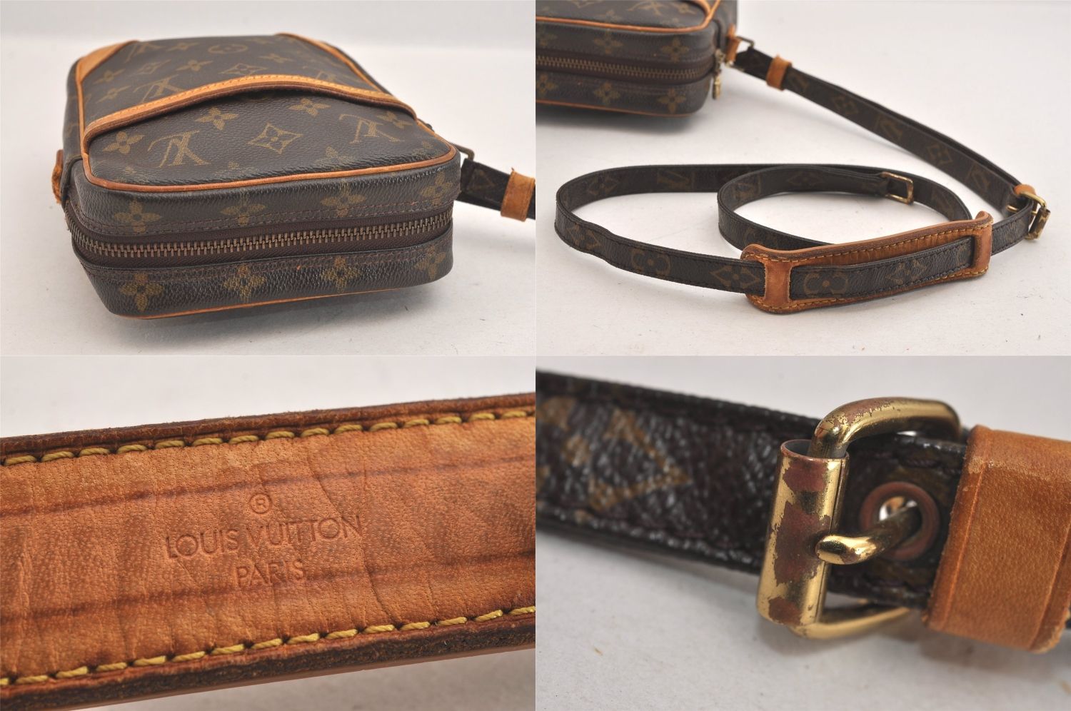 【ジャンク品】ルイヴィトン ダヌーブ ショルダーバッグ LOUIS VUITTON ルイヴィトン モノグラム ダヌーブ ショルダー