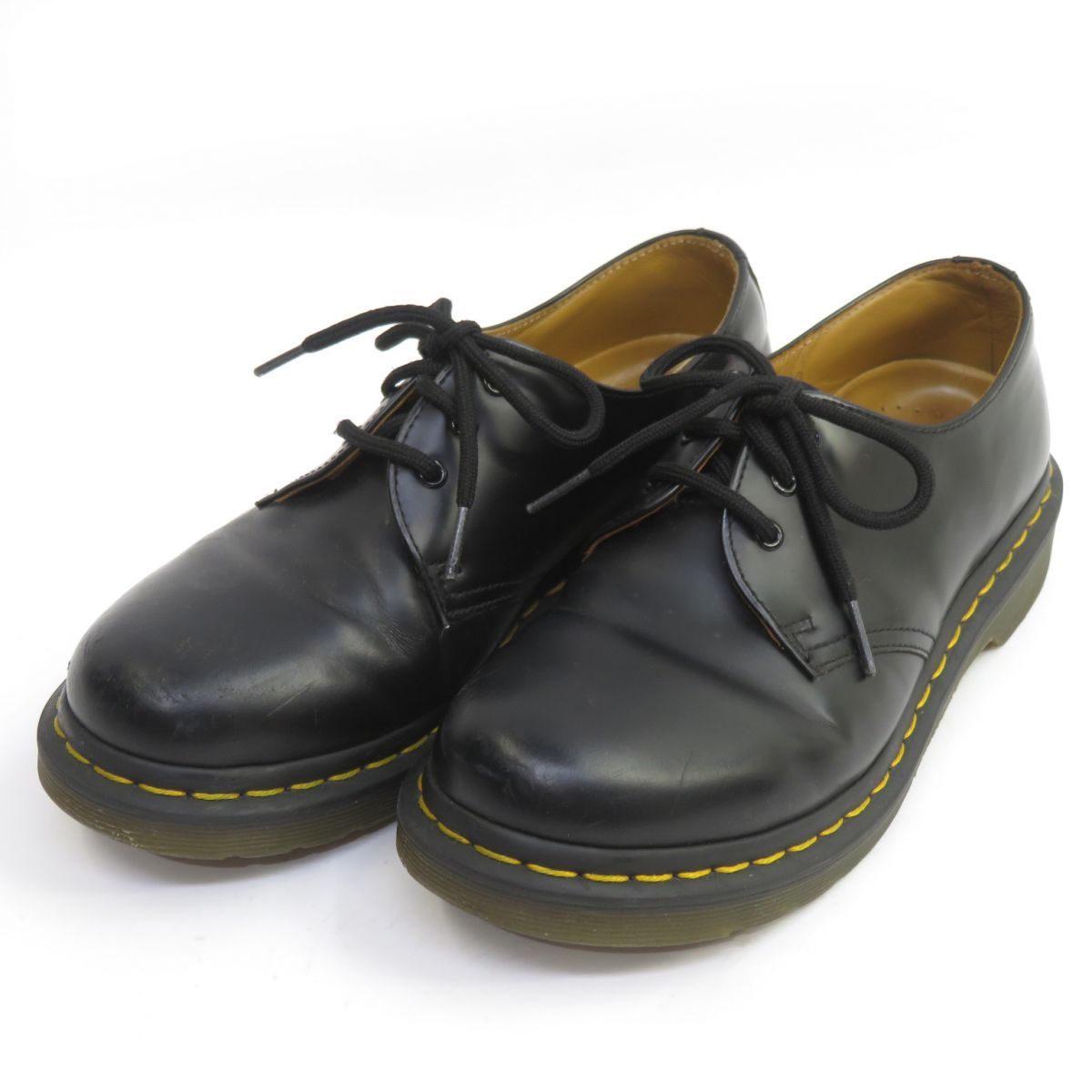 Dr.Martens ドクターマーチン 1461W ギブソン 3ホールシューズ UK5 24cm ブラック 箱無 ※中古