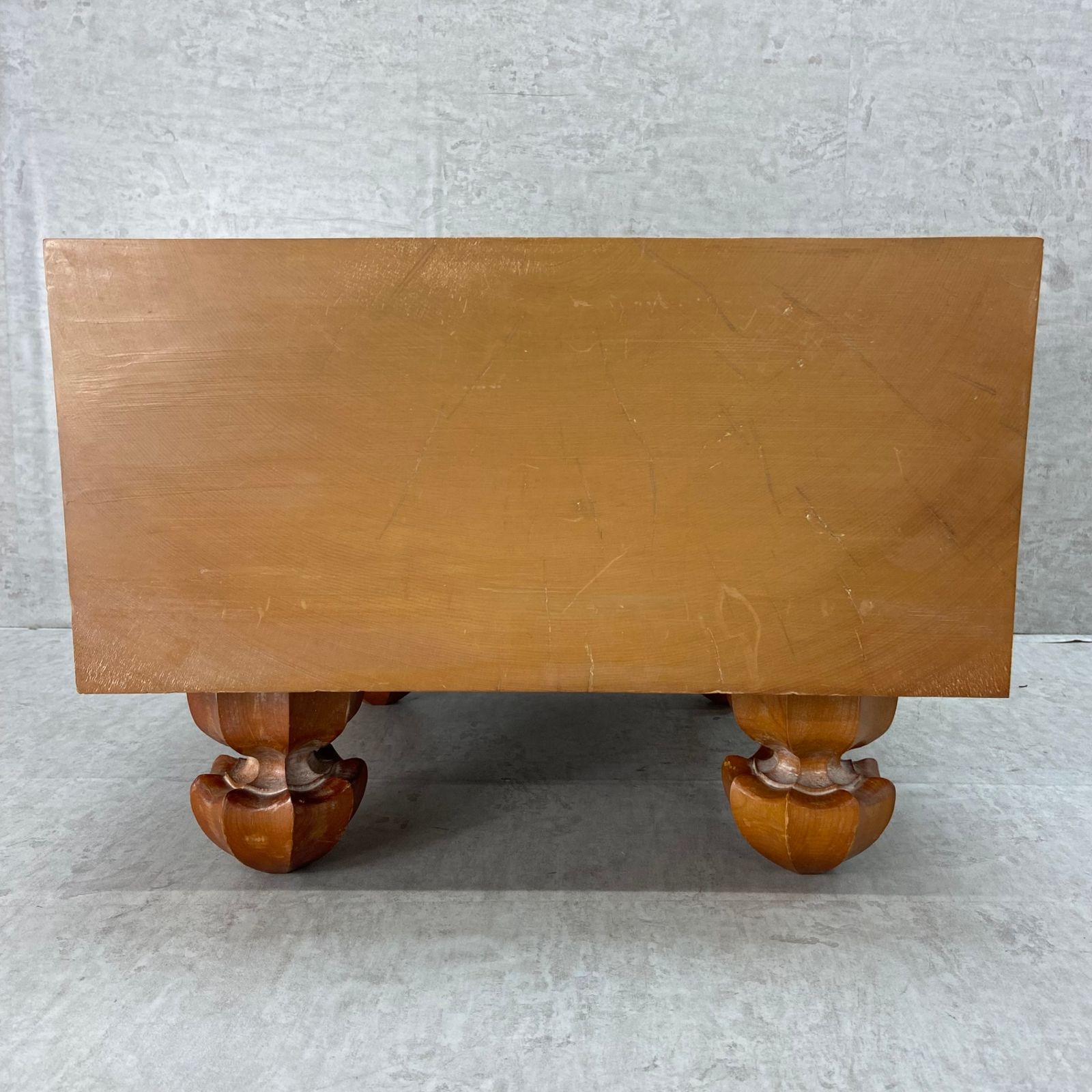 囲碁盤　約20cm　6寸6分　約17.6kg　木製　ヘソあり　脚付 囲碁盤 約20cm 6寸6分 約17.6kg 木製 ヘソあり 脚付