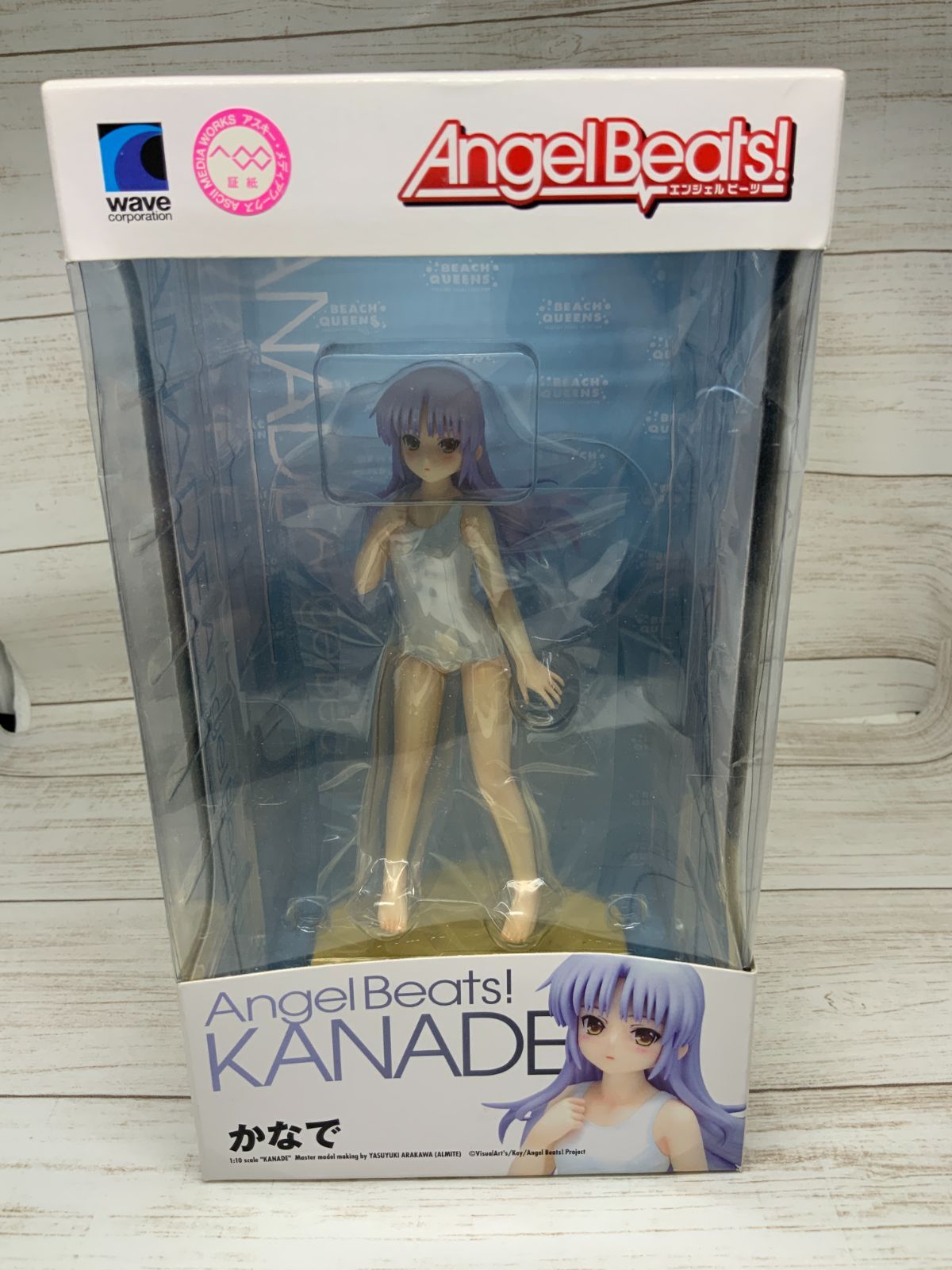 [未開封]Angel Beats! かなで BEACH QUEENS フィギュア Angel Beats! ビーチクイーンズ WAVE 1/10スケールフィギュア 立